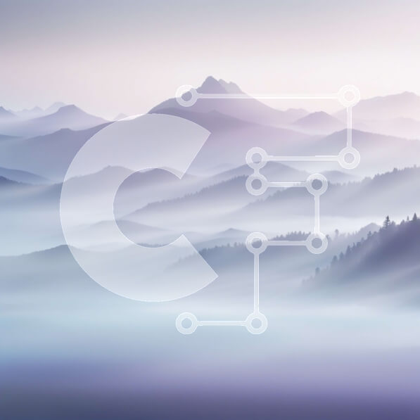 Intra Συλλεκτικό Ξύλινο Παζλ Plywood  4mm - Εκπληκτικό ορεινό τοπίο με ομίχλη και χιόνι Σε Ξύλινο Κουτί - Διαστάσεις: 10x10 cm – 25 κομμάτια