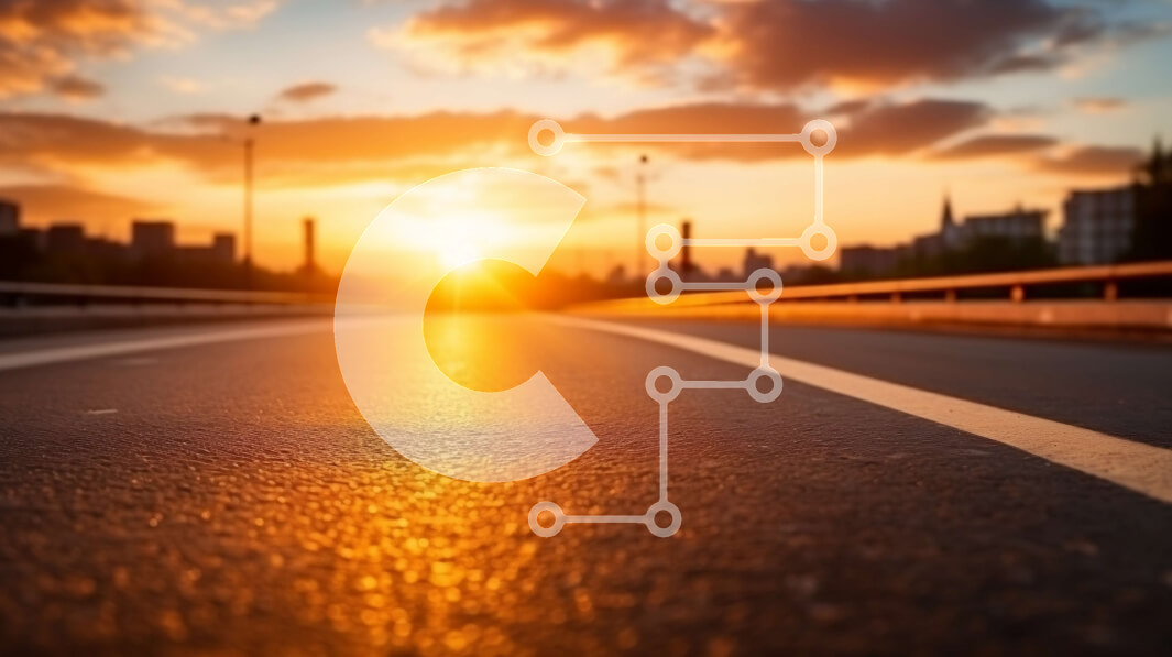 Intra Συλλεκτικό Ξύλινο Παζλ Plywood  4mm - Εκπληκτικό ηλιοβασίλεμα πάνω από τον ορίζοντα της πόλης Σε Ξύλινο Κουτί - Διαστάσεις: 10x10 cm – 25 κομμάτια