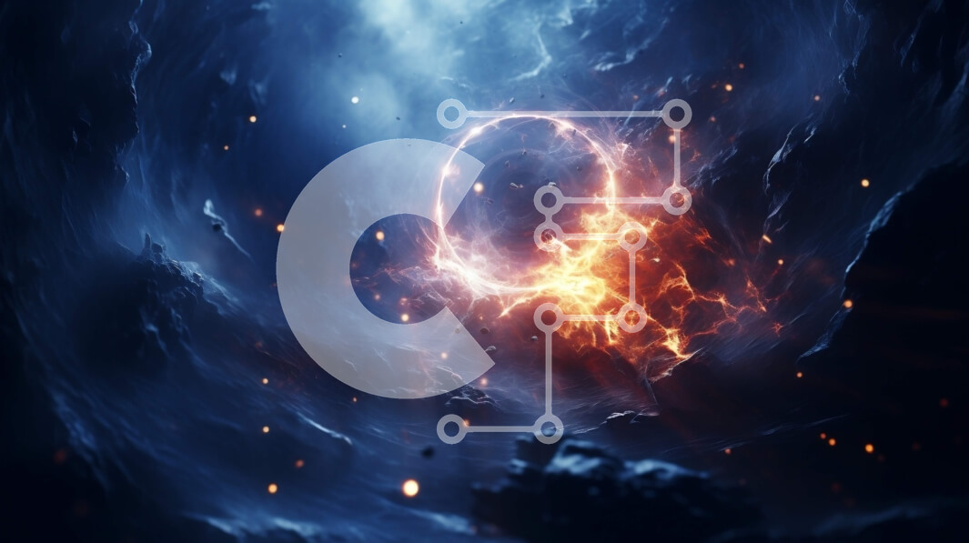 Intra Συλλεκτικό Ξύλινο Παζλ Plywood  4mm - Φωτεινός λαμπερός κύκλος σε σκούρο στροβιλιζόμενο φόντο Σε Ξύλινο Κουτί - Διαστάσεις Puzzle: 10x10 cm – 25 κομμάτια