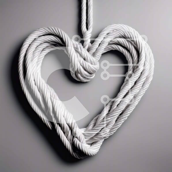 Intra Συλλεκτικό Ξύλινο Παζλ Plywood  4mm - Βέλος με σχοινί σε σχήμα καρδιάς Σε Ξύλινο Κουτί - Διαστάσεις: 10x10 cm – 25 κομμάτια