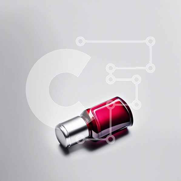 Σετ των 2 Intra Συλλεκτικό Ξύλινο Παζλ Plywood  4mm - Κομψή εικόνα του Chanel No. 5 Eau de Parfum σε ένα κόκκινο γυάλινο μπουκάλι Σε Ξύλινο Κουτί - Διαστάσεις: 10x10 cm – 25 κομμάτια