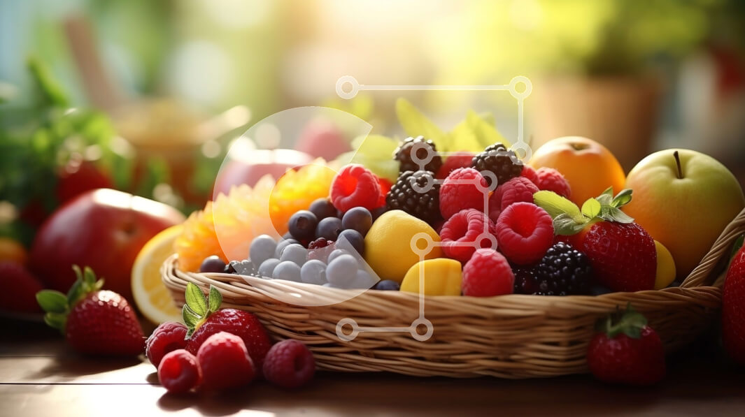 Σετ των 2 Intra Συλλεκτικό Ξύλινο Παζλ Plywood  4mm - Καλάθι με ανάμεικτα μούρα Σε Ξύλινο Κουτί - Διαστάσεις: 10x10 cm – 25 κομμάτια