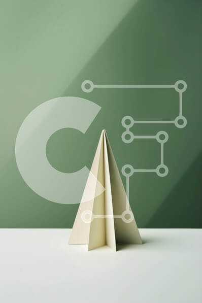 Intra Συλλεκτικό Ξύλινο Παζλ Plywood  4mm - Δέντρο Λευκής Βίβλου σε αφηρημένο πράσινο φόντο Σε Ξύλινο Κουτί - Διαστάσεις Puzzle: 10x10 cm – 25 κομμάτια