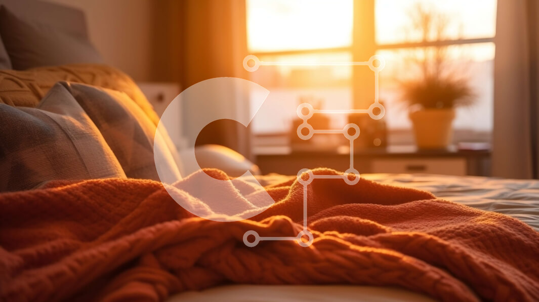 Intra Συλλεκτικό Ξύλινο Παζλ Plywood  4mm - Άνετο υπνοδωμάτιο με άνετο κρεβάτι και φως του ήλιου Σε Ξύλινο Κουτί - Διαστάσεις Puzzle: 10x10 cm – 25 κομμάτια