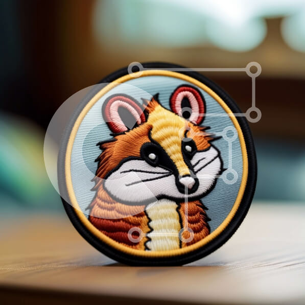 Intra Συλλεκτικό Ξύλινο Παζλ Plywood  4mm - Αξιολάτρευτη εικόνα ενός σκίουρου που φορά ένα παπιγιόν και κρατά ένα μολύβι Σε Ξύλινο Κουτί - Διαστάσεις: 10x10 cm – 25 κομμάτια