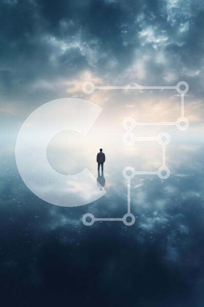 Σετ των 2 Intra Συλλεκτικό Ξύλινο Παζλ Plywood  4mm - Άνθρωπος που στοχάζεται τη ζωή στη μέση του νερού Σε Ξύλινο Κουτί - Διαστάσεις: 10x10 cm – 25 κομμάτια