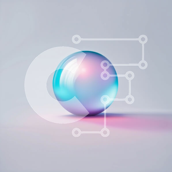 Intra Συλλεκτικό Ξύλινο Παζλ Plywood  4mm - Δονούμενη γυάλινη μπάλα σε διακριτικό γκρι φόντο Σε Ξύλινο Κουτί - Διαστάσεις: 10x10 cm – 25 κομμάτια