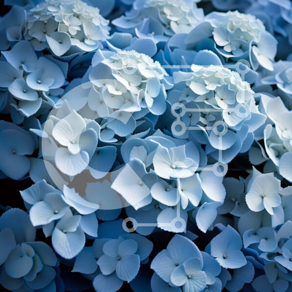 Intra Συλλεκτικό Ξύλινο Παζλ Plywood  4mm - Όμορφη κοντινή εικόνα των λευκών ορτανσιών σε ένα βάζο Σε Ξύλινο Κουτί - Διαστάσεις: 10x10 cm – 25 κομμάτια