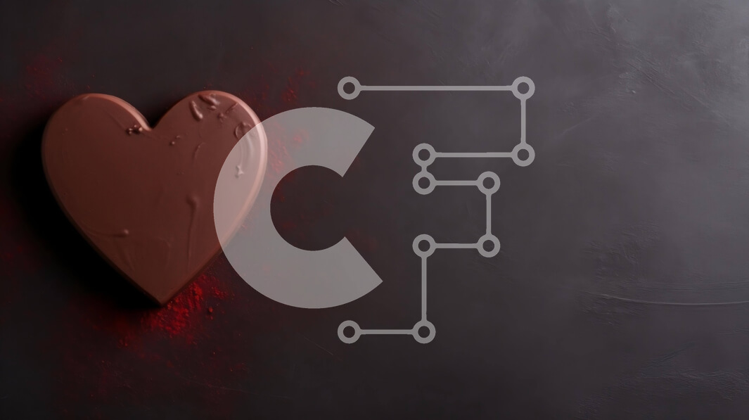 Intra Συλλεκτικό Ξύλινο Παζλ Plywood  4mm - Μπάρα σοκολάτας σε σχήμα καρδιάς σε σκούρο φόντο Σε Ξύλινο Κουτί - Διαστάσεις Puzzle: 10x10 cm – 25 κομμάτια