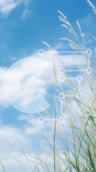 Σετ των 2 Intra Συλλεκτικό Ξύλινο Παζλ Plywood  4mm - Χλοώδες χωράφι με λευκά χόρτα και μπλε ουρανό Σε Ξύλινο Κουτί - Διαστάσεις: 10x10 cm – 25 κομμάτια