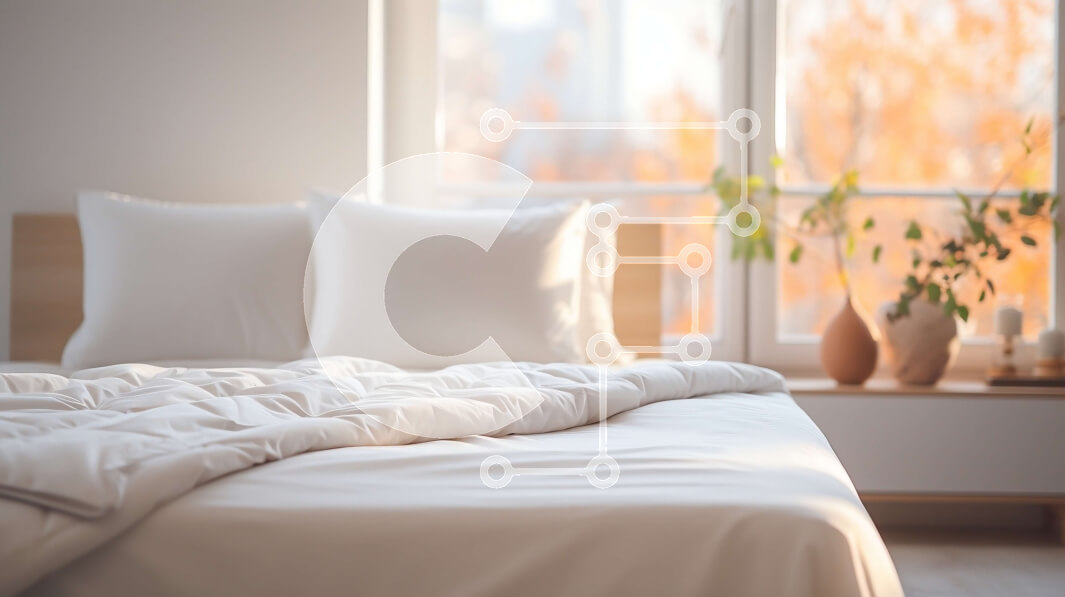 Intra Συλλεκτικό Ξύλινο Παζλ Plywood  4mm - Άνετο υπνοδωμάτιο με παράθυρο και θέα στο δάσος Σε Ξύλινο Κουτί - Διαστάσεις Puzzle: 10x10 cm – 25 κομμάτια