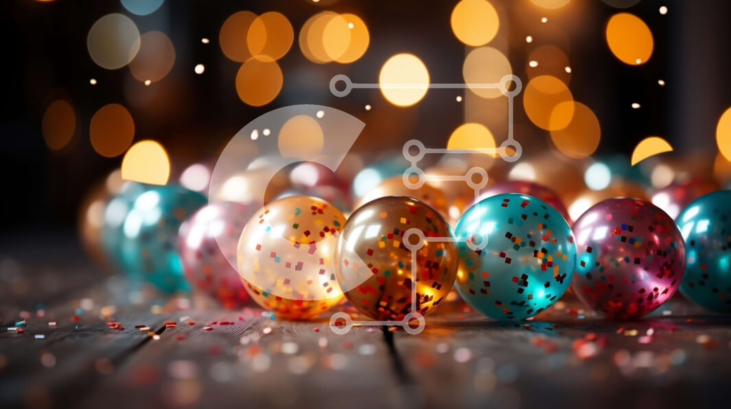 Intra Συλλεκτικό Ξύλινο Παζλ Plywood  4mm - Ομάδα πολύχρωμων πασχαλινών αυγών σε ξύλινο τραπέζι με φόντο Bokeh Σε Ξύλινο Κουτί - Διαστάσεις: 10x10 cm – 25 κομμάτια