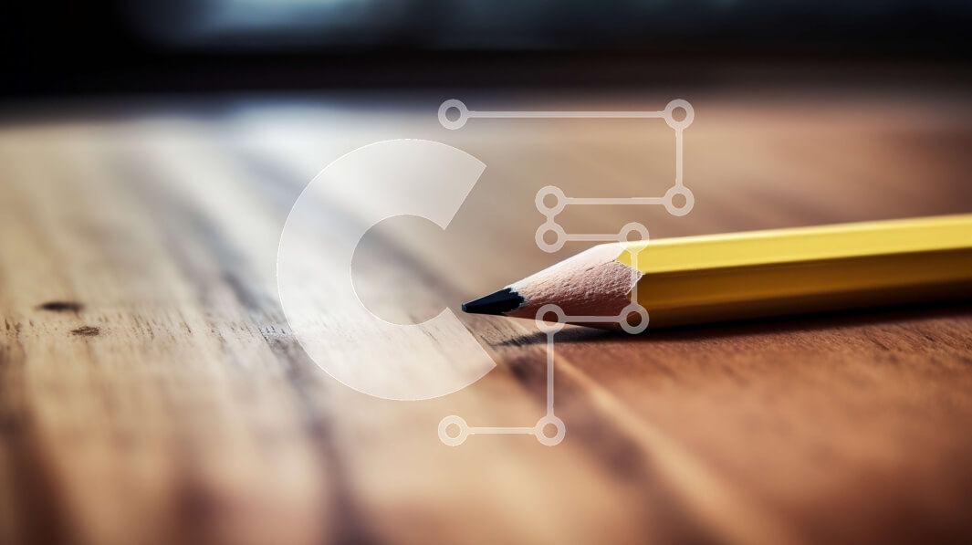 Intra Συλλεκτικό Ξύλινο Παζλ Plywood  4mm - Κίτρινο μολύβι σε ξύλινη επιφάνεια Σε Ξύλινο Κουτί - Διαστάσεις: 10x10 cm – 25 κομμάτια