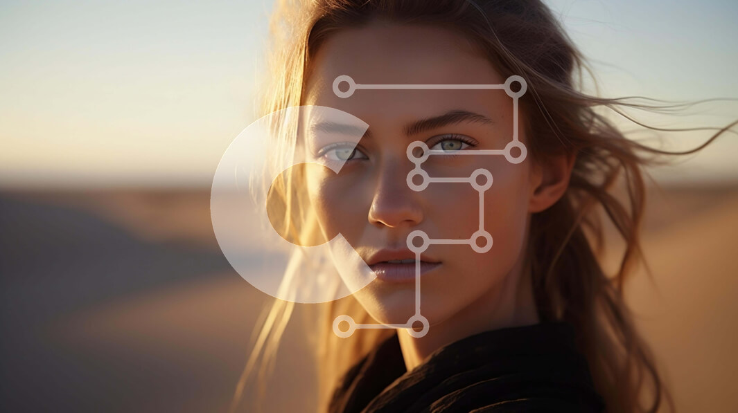 Intra Συλλεκτικό Ξύλινο Παζλ Plywood  4mm - Εκπληκτική γυναίκα σε ένα έρημο τοπίο Σε Ξύλινο Κουτί - Διαστάσεις Puzzle: 10x10 cm – 25 κομμάτια