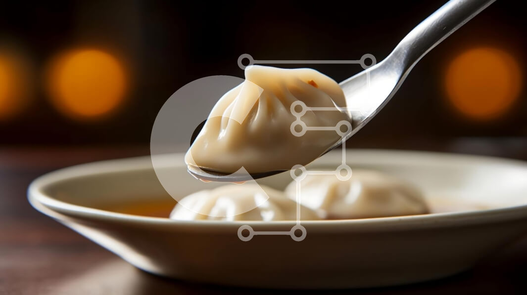 Σετ των 2 Intra Συλλεκτικό Ξύλινο Παζλ Plywood  4mm - Μαζεύοντας τα ζυμαρικά με ένα κουτάλι Σε Ξύλινο Κουτί - Διαστάσεις: 10x10 cm – 25 κομμάτια