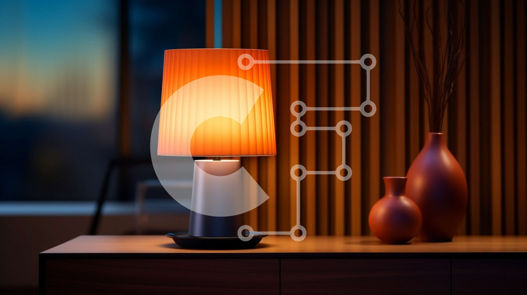 Intra Συλλεκτικό Ξύλινο Παζλ Plywood  4mm - Γραφείο με Φωτιστικό και Βάζα Σε Ξύλινο Κουτί - Διαστάσεις Puzzle: 10x10 cm – 25 κομμάτια