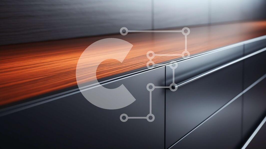 Intra Συλλεκτικό Ξύλινο Παζλ Plywood  4mm - Μαύρο ντουλάπι με ξύλινο τοπ - κομψό και μοντέρνο σχέδιο Σε Ξύλινο Κουτί - Διαστάσεις Puzzle: 10x10 cm – 25 κομμάτια