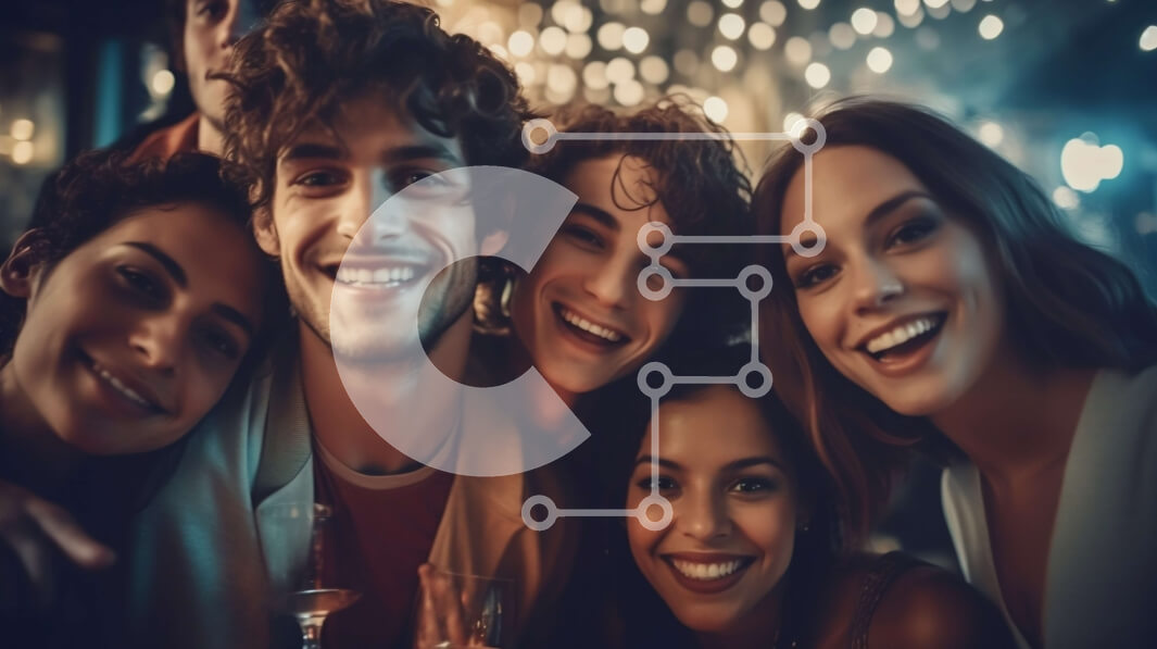 Intra Συλλεκτικό Ξύλινο Παζλ Plywood  4mm - Διασκεδαστικές στιγμές με φίλους σε ένα Lively Bar Σε Ξύλινο Κουτί - Διαστάσεις Puzzle: 10x10 cm – 25 κομμάτια