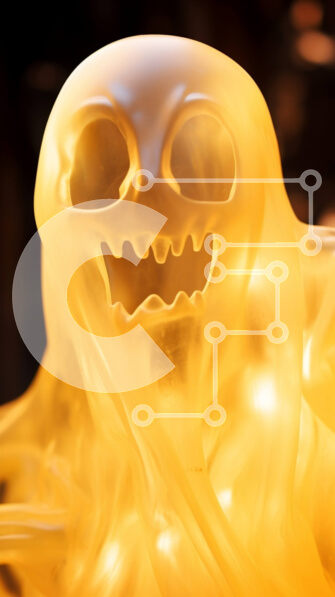 Intra Συλλεκτικό Ξύλινο Παζλ Plywood  4mm - Διαφανές ειδώλιο φαντασμάτων στο τραπέζι Σε Ξύλινο Κουτί - Διαστάσεις Puzzle: 10x10 cm – 25 κομμάτια