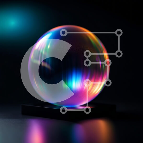 Intra Συλλεκτικό Ξύλινο Παζλ Plywood  4mm - Μυστηριώδης λαμπερή σφαίρα σε ένα σκοτεινό βάθρο Σε Ξύλινο Κουτί - Διαστάσεις: 10x10 cm – 25 κομμάτια