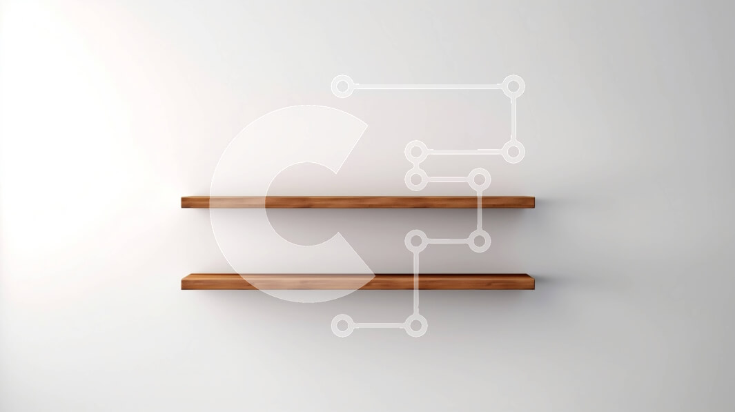 Intra Συλλεκτικό Ξύλινο Παζλ Plywood  4mm - Απλό και μινιμαλιστικό Ξύλινο Ράφι με Βιβλίο Σε Ξύλινο Κουτί - Διαστάσεις Puzzle: 10x10 cm – 25 κομμάτια