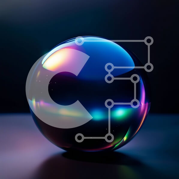 Intra Συλλεκτικό Ξύλινο Παζλ Plywood  4mm - Δονούμενη γυάλινη μπάλα σε σκούρο φόντο Σε Ξύλινο Κουτί - Διαστάσεις: 10x10 cm – 25 κομμάτια