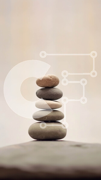 Σετ των 2 Intra Συλλεκτικό Ξύλινο Παζλ Plywood  4mm - Όμορφη εικόνα μιας στοίβας από πέτρες σε μια βραχώδη παραλία με κύματα στο φόντο Σε Ξύλινο Κουτί - Διαστάσεις: 10x10 cm – 25 κομμάτια