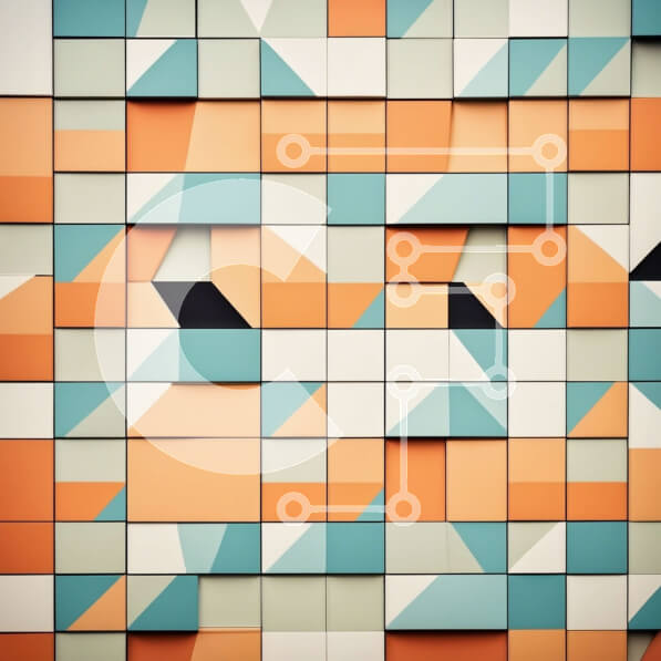 Intra Συλλεκτικό Ξύλινο Παζλ Plywood  4mm - Αφηρημένο υπόβαθρο ενός ξεπερασμένου τουβλότοιχου Σε Ξύλινο Κουτί - Διαστάσεις Puzzle: 10x10 cm – 25 κομμάτια