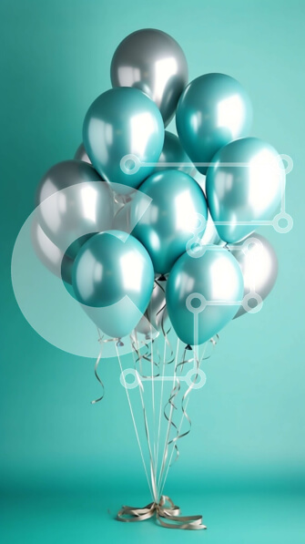 Intra Συλλεκτικό Ξύλινο Παζλ Plywood  4mm - Πολύχρωμα μπαλόνια που επιπλέουν στον αέρα Σε Ξύλινο Κουτί - Διαστάσεις: 10x10 cm – 25 κομμάτια