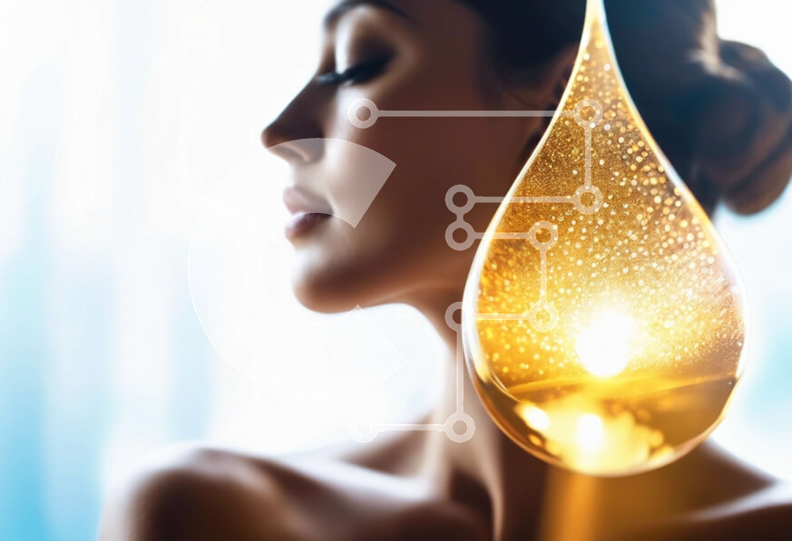 Intra Συλλεκτικό Ξύλινο Παζλ Plywood  4mm - Γυναίκα που χρησιμοποιεί σταγόνα λαδιού για βελτίωση ομορφιάς Σε Ξύλινο Κουτί - Διαστάσεις Puzzle: 10x10 cm – 25 κομμάτια