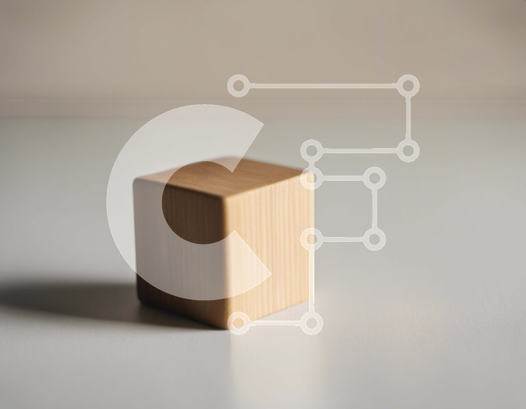 Intra Συλλεκτικό Ξύλινο Παζλ Plywood  4mm - Ξύλινος κύβος στο τραπέζι Σε Ξύλινο Κουτί - Διαστάσεις: 10x10 cm – 25 κομμάτια