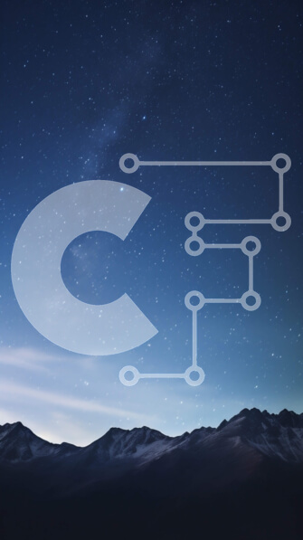 Σετ των 2 Intra Συλλεκτικό Ξύλινο Παζλ Plywood  4mm - Έναστρος νυχτερινός ουρανός με βουνά Σε Ξύλινο Κουτί - Διαστάσεις: 10x10 cm – 25 κομμάτια