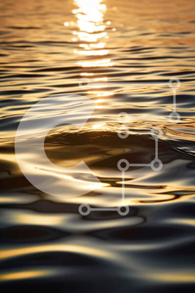 Σετ των 2 Intra Συλλεκτικό Ξύλινο Παζλ Plywood  4mm - Όμορφη εικόνα του ηλιοβασιλέματος πάνω από μια ήρεμη θάλασσα Σε Ξύλινο Κουτί - Διαστάσεις: 10x10 cm – 25 κομμάτια