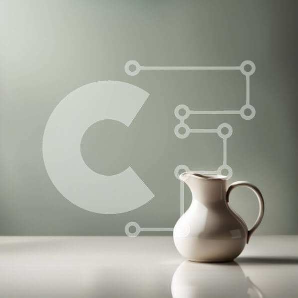 Intra Συλλεκτικό Ξύλινο Παζλ Plywood  4mm - Κομψή λευκή κεραμική στάμνα σε μινιμαλιστικό γκρι φόντο Σε Ξύλινο Κουτί - Διαστάσεις: 10x10 cm – 25 κομμάτια