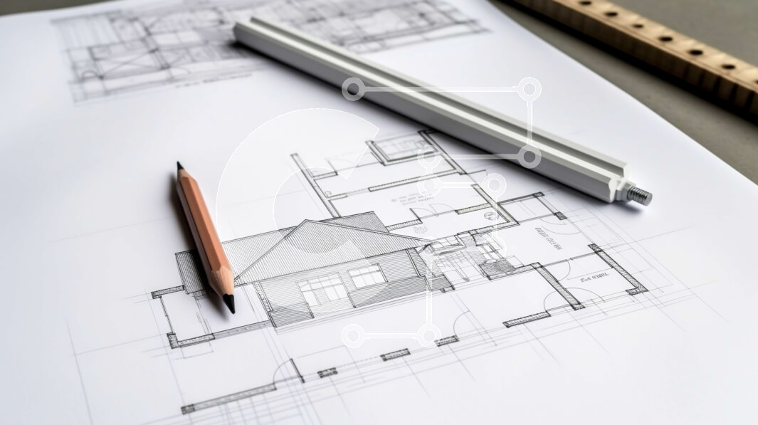 Intra Συλλεκτικό Ξύλινο Παζλ Plywood  4mm - Κάτοψη σπιτιού με σαλόνι, τραπεζαρία, κουζίνα, υπνοδωμάτιο και μπάνιο Σε Ξύλινο Κουτί - Διαστάσεις Puzzle: 10x10 cm – 25 κομμάτια