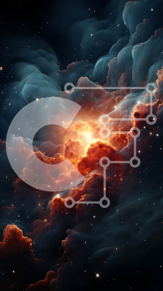 Intra Συλλεκτικό Ξύλινο Παζλ Plywood  4mm - Εκπληκτική εικόνα ενός νεφελώματος στο διάστημα με ζωηρά χρώματα Σε Ξύλινο Κουτί - Διαστάσεις Puzzle: 10x10 cm – 25 κομμάτια