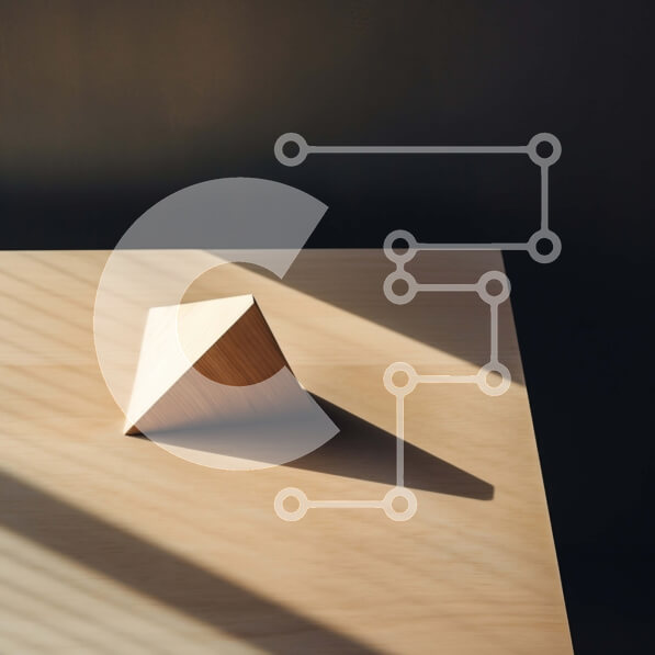 Intra Συλλεκτικό Ξύλινο Παζλ Plywood  4mm - Ξύλινη πυραμίδα στο τραπέζι Σε Ξύλινο Κουτί - Διαστάσεις: 10x10 cm – 25 κομμάτια