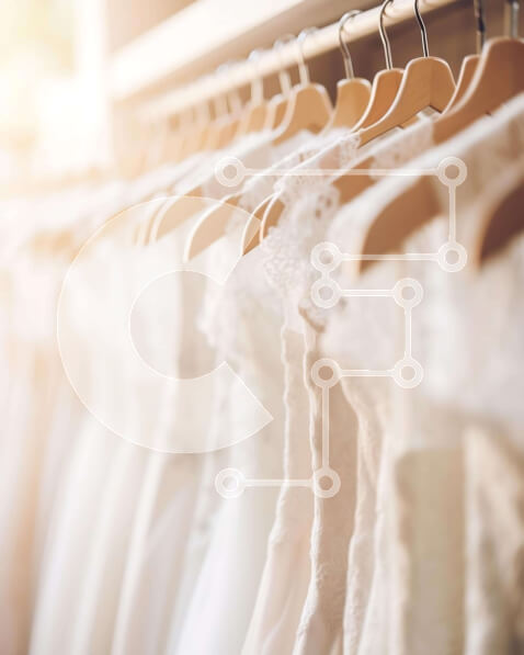 Intra Συλλεκτικό Ξύλινο Παζλ Plywood  4mm - Σειρά από κομψά νυφικά στο κατάστημα νυφικών Σε Ξύλινο Κουτί - Διαστάσεις Puzzle: 10x10 cm – 25 κομμάτια