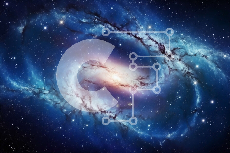 Intra Συλλεκτικό Ξύλινο Παζλ Plywood  4mm - Εκπληκτική εικόνα ενός σπειροειδούς γαλαξία με λεπτομερή αστέρια και σύννεφα σκόνης Σε Ξύλινο Κουτί - Διαστάσεις: 10x10 cm – 25 κομμάτια