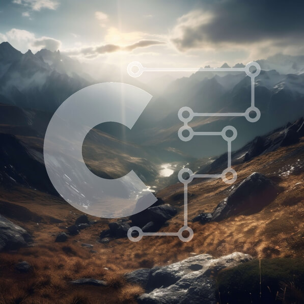 Intra Συλλεκτικό Ξύλινο Παζλ Plywood  4mm - Όμορφη γραφική θέα στην οροσειρά με έναν λαμπερό ήλιο Σε Ξύλινο Κουτί - Διαστάσεις: 10x10 cm – 25 κομμάτια