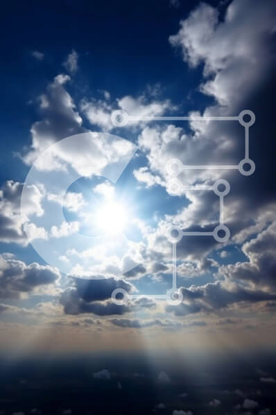 Σετ των 2 Intra Συλλεκτικό Ξύλινο Παζλ Plywood  4mm - Εκπληκτική εικόνα μιας ηλιόλουστης ημέρας με αφράτα σύννεφα Σε Ξύλινο Κουτί - Διαστάσεις: 10x10 cm – 25 κομμάτια