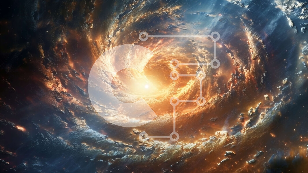 Intra Συλλεκτικό Ξύλινο Παζλ Plywood  4mm - Όμορφη εικόνα ενός στροβιλιζόμενου γαλαξία με φωτεινά αστέρια και σύννεφα σκοτεινής σκόνης Σε Ξύλινο Κουτί - Διαστάσεις: 10x10 cm – 25 κομμάτια