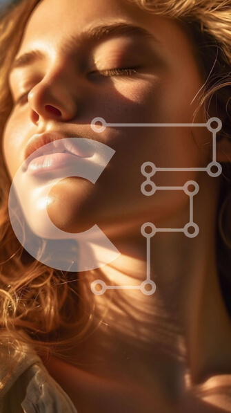 Intra Συλλεκτικό Ξύλινο Παζλ Plywood  4mm - Όμορφη ξανθιά γυναίκα με λευκό φόρεμα με απαλή ονειρική ποιότητα Σε Ξύλινο Κουτί - Διαστάσεις Puzzle: 10x10 cm – 25 κομμάτια