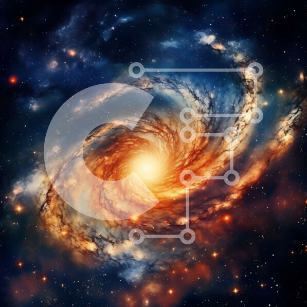 Intra Συλλεκτικό Ξύλινο Παζλ Plywood  4mm - Εκπληκτική εικόνα σπειροειδούς γαλαξία - Milky Way ή άλλο Σε Ξύλινο Κουτί - Διαστάσεις: 10x10 cm – 25 κομμάτια