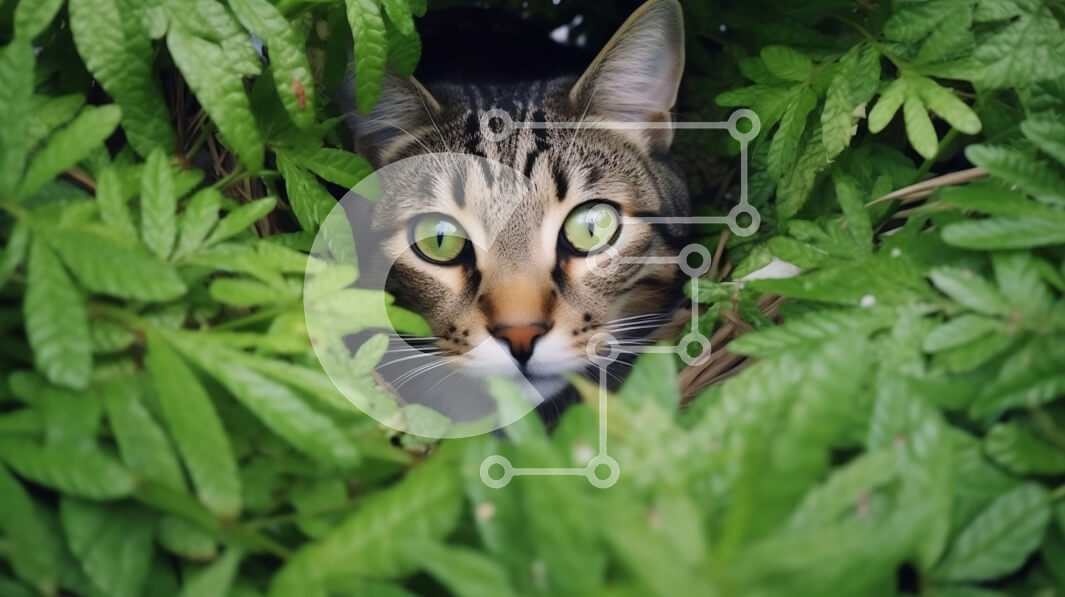 Σετ των 2 Intra Συλλεκτικό Ξύλινο Παζλ Plywood  4mm - Εκπληκτική κοντινή πλάνο του προσώπου μιας τίγρης στην άγρια ​​φύση Σε Ξύλινο Κουτί - Διαστάσεις: 10x10 cm – 25 κομμάτια