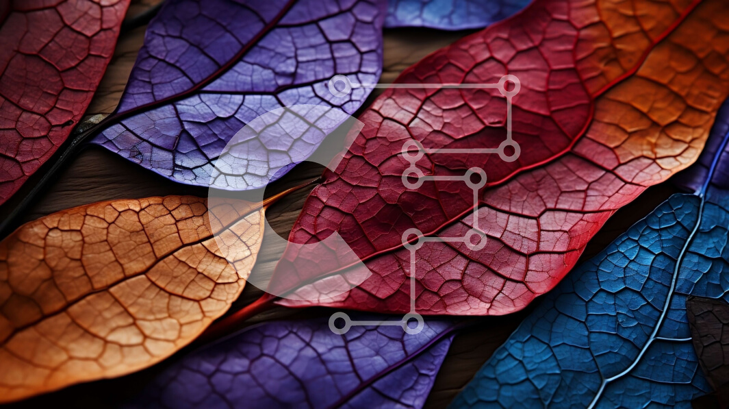 Intra Συλλεκτικό Ξύλινο Παζλ Plywood  4mm - Ζωντανό φθινοπωρινό φύλλωμα σε ξύλινο φόντο Σε Ξύλινο Κουτί - Διαστάσεις: 10x10 cm – 25 κομμάτια