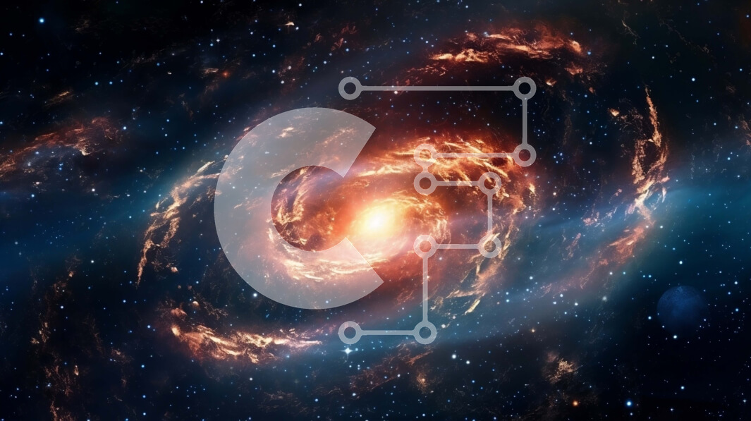 Intra Συλλεκτικό Ξύλινο Παζλ Plywood  4mm - Εκπληκτική εικόνα ενός σπειροειδούς γαλαξία στο Σύμπαν Σε Ξύλινο Κουτί - Διαστάσεις Puzzle: 10x10 cm – 25 κομμάτια