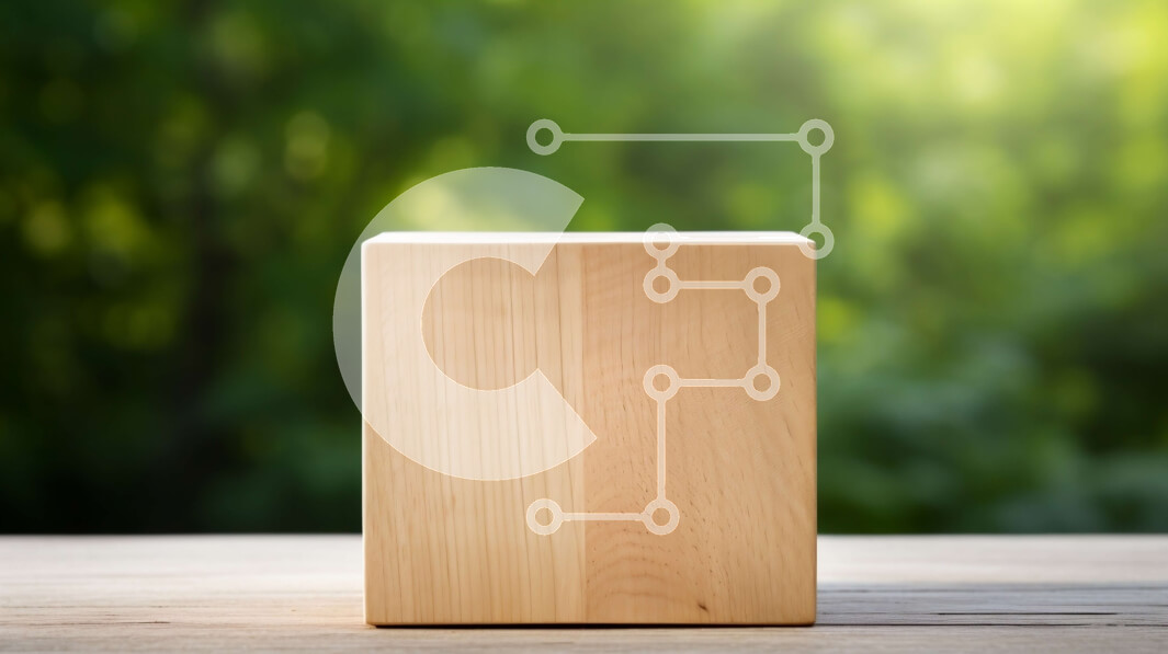 Intra Συλλεκτικό Ξύλινο Παζλ Plywood  4mm - Ξύλινο μπλοκ στο τραπέζι με πράσινο φόντο Σε Ξύλινο Κουτί - Διαστάσεις Puzzle: 10x10 cm – 25 κομμάτια