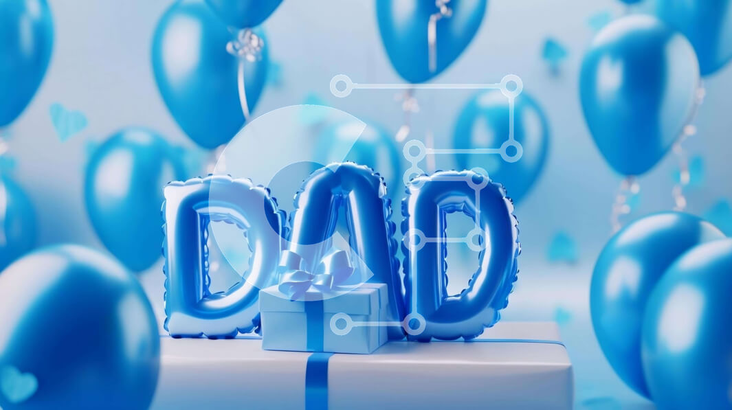 Intra Συλλεκτικό Ξύλινο Παζλ Plywood  4mm - Δώρο με μπαλόνι για τη γιορτή του πατέρα για τον μπαμπά Σε Ξύλινο Κουτί - Διαστάσεις: 10x10 cm – 25 κομμάτια