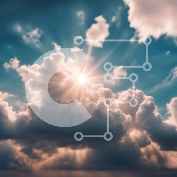 Intra Συλλεκτικό Ξύλινο Παζλ Plywood  4mm - Ήλιος που λάμπει μέσα από σύννεφα σε έναν συννεφιασμένο ουρανό Σε Ξύλινο Κουτί - Διαστάσεις: 10x10 cm – 25 κομμάτια